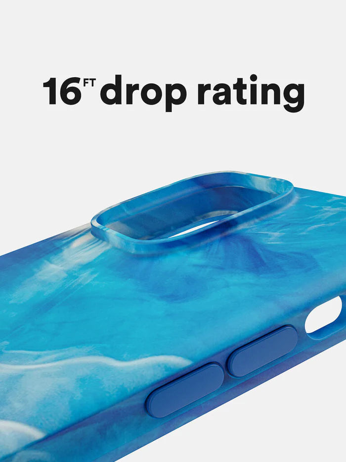 Carve MagSafe Blue Marble Carve Case | BodyGuardz for iPhone 15 Pro Max