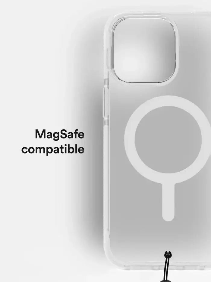 Inside view of the BodyGuardz Ace Pro MagSafe iPhone 15 & 16 Case showing cooling gel layer, airflow pattern, and MagSafe ring alignment.