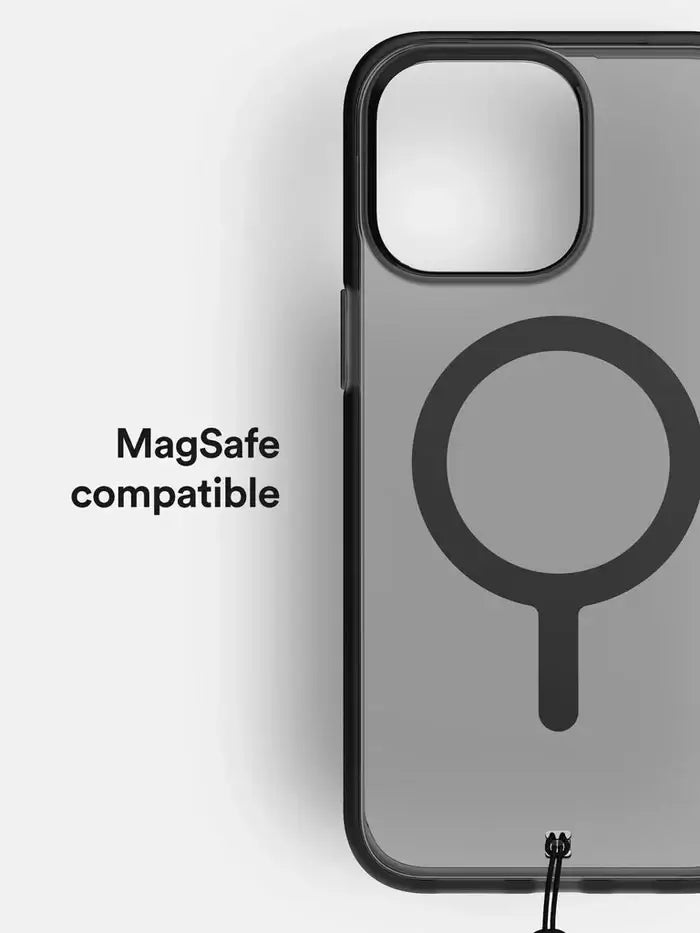 Inside view of the BodyGuardz Ace Pro MagSafe iPhone 15 Case showing cooling gel layer, airflow pattern, and MagSafe ring alignment.